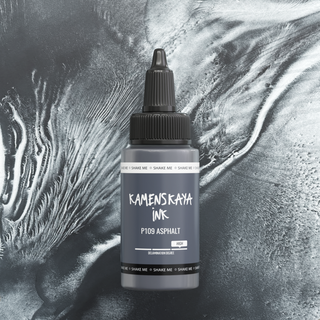 Encre délaminante à l'alcool P-109 'Asphalt'