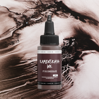 Encre délaminante à l'alcool P-116 'Chocolat'