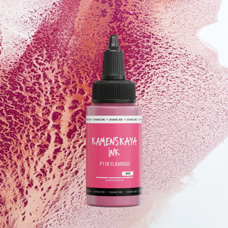 Encre délaminante à l'alcool P-118 'Flamingo'