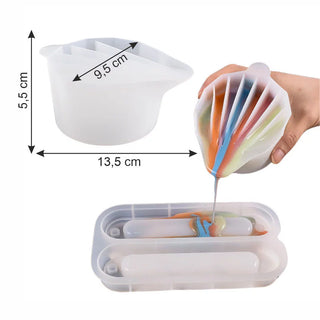 Silicone split cup