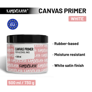 White canvas primer