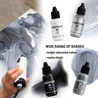 Alcohol Ink A - 01 'White' (100 ml) - Alcohol Ink, 'A' Line - KAMENSKAYA