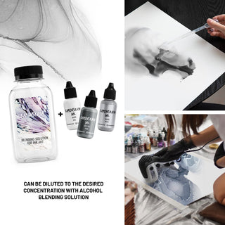 Alcohol Ink A - 01 'White' (100 ml) - Alcohol Ink, 'A' Line - KAMENSKAYA