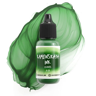 Alcohol Ink A - 19 'Leaves' - Alcohol Ink, 'A' Line - KAMENSKAYA