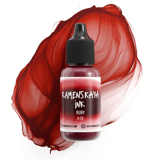 Alcohol Ink A - 26 'Ruby' - Alcohol Ink, 'A' Line - KAMENSKAYA