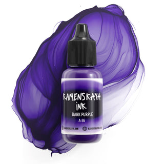 Alcohol Ink A - 36 'Dark purple' - Alcohol Ink, 'A' Line - KAMENSKAYA