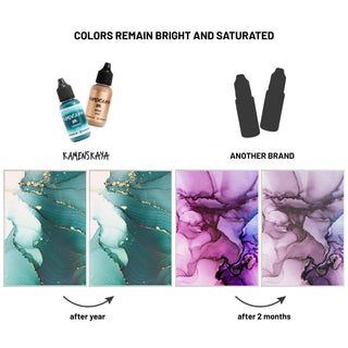 Alcohol Ink A - 42 'Lemon' - Alcohol Ink, 'A' Line - KAMENSKAYA