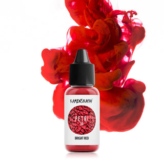 Alcohol Ink for Resin - Petri 10 'Bright red' - Alcohol Inks for Petri Art - KAMENSKAYA