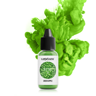 Alcohol Ink for Resin - Petri 11 'Green apple' - Alcohol Inks for Petri Art - KAMENSKAYA