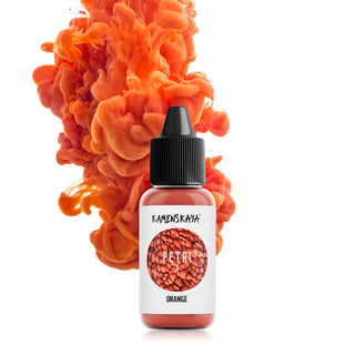 Alcohol Ink for Resin - Petri 3 'Orange' - Alcohol Inks for Petri Art - KAMENSKAYA