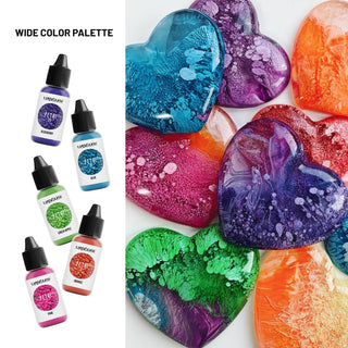 Alcohol Ink for Resin - Petri 30 'Silver' - Alcohol Inks for Petri Art - KAMENSKAYA