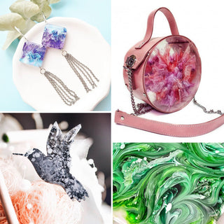 Alcohol Ink for Resin - Petri 30 'Silver' - Alcohol Inks for Petri Art - KAMENSKAYA