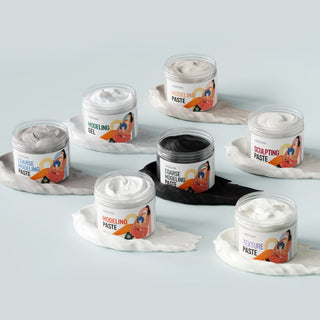 Coarse modeling paste (Black matte) - Modeling Paste - KAMENSKAYA