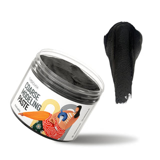 Coarse modeling paste (Black matte) - Modeling Paste - KAMENSKAYA