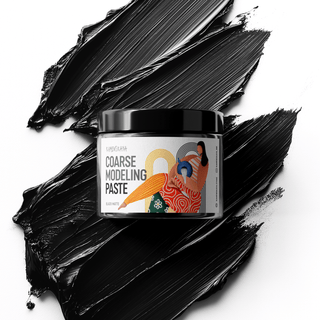 Coarse modeling paste (Black matte) - Modeling Paste - KAMENSKAYA
