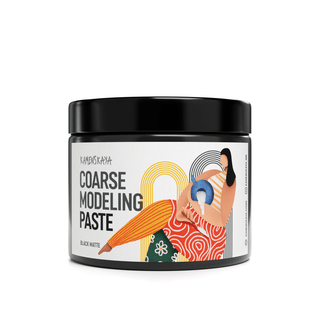 Coarse modeling paste (Black matte) - Modeling Paste - KAMENSKAYA