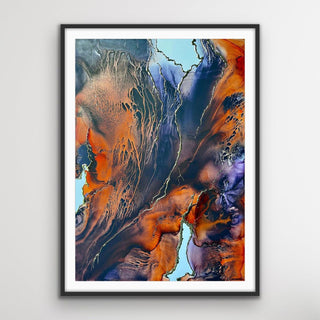 Delaminating Alcohol Ink P - 104 'Maldives' - Alcohol Ink, Delaminating Collection - KAMENSKAYA