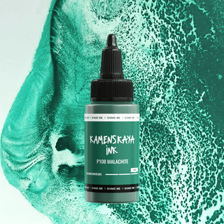 Delaminating Alcohol Ink P - 108 'Malachite' - Alcohol Ink, Delaminating Collection - KAMENSKAYA