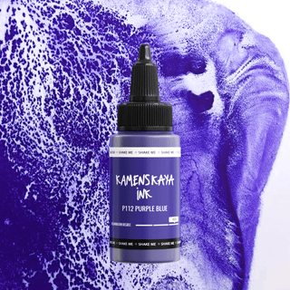 Delaminating Alcohol Ink P - 112 'Purple blue' - Alcohol Ink, Delaminating Collection - KAMENSKAYA