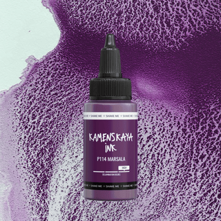 Delaminating Alcohol Ink P - 114 'Marsal' - Alcohol Ink, Delaminating Collection - KAMENSKAYA