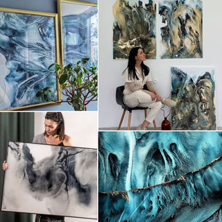 Delaminating Alcohol Ink P - 120 'Peach' - Alcohol Ink, Delaminating Collection - KAMENSKAYA