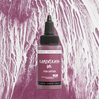 Delaminating Alcohol Ink P - 124 'Lipstick' - Alcohol Ink, Delaminating Collection - KAMENSKAYA