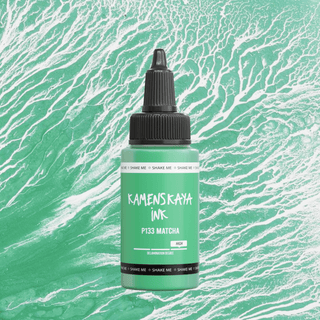 Delaminating Alcohol Ink P - 133 'Matcha' - Alcohol Ink, Delaminating Collection - KAMENSKAYA