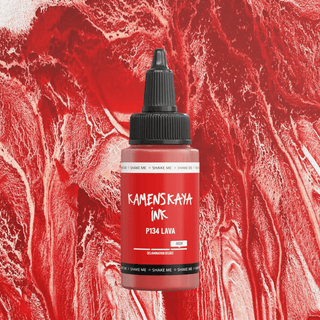 Delaminating Alcohol Ink P - 134 'Lava' - Alcohol Ink, Delaminating Collection - KAMENSKAYA