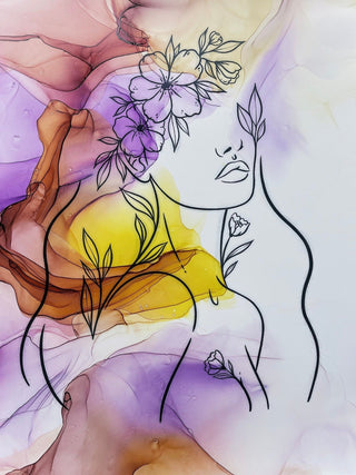 Ink Art Coloring Set 'Passion' - Alcohol Ink Set - KAMENSKAYA