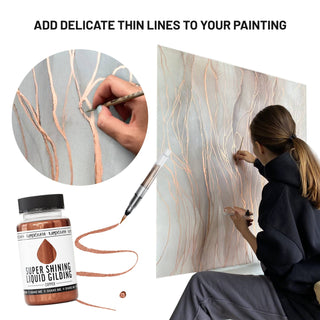 Liquid gilding 'Bright gold' (100 ml) - Liquid Leaf Paint - KAMENSKAYA