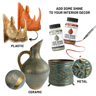 Liquid gilding 'Bright gold' (100 ml) - Liquid Leaf Paint - KAMENSKAYA