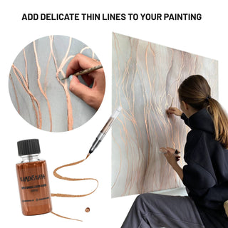 Liquid gilding 'Bright gold' - Liquid Leaf Paint - KAMENSKAYA