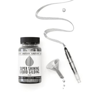 Liquid gilding 'Silver' (100 ml) - Liquid Leaf Paint - KAMENSKAYA