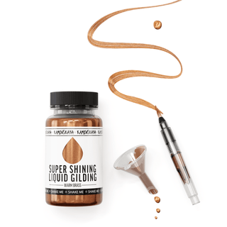 Liquid gilding 'Warm brass' (100 ml) - Liquid Leaf Paint - KAMENSKAYA