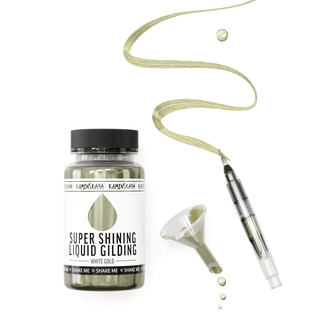 Liquid gilding 'White gold' (100 ml) - Liquid Leaf Paint - KAMENSKAYA