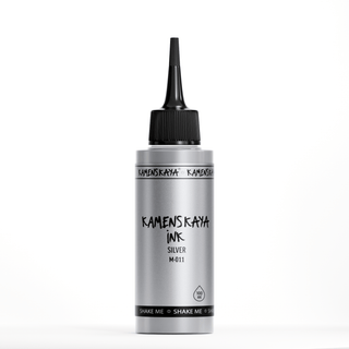 Metallic Alcohol Ink M - 011 'Silver' (100 ml) - Alcohol Ink, Metallic Collection - KAMENSKAYA