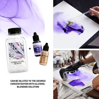 Metallic Alcohol Ink M - 011 'Silver' - Alcohol Ink, Metallic Collection - KAMENSKAYA
