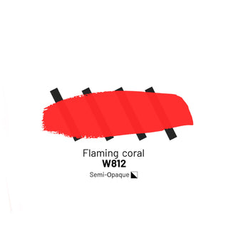 Neon acrylic ink W812 "Flamingo coral" - Acrylic Ink - KAMENSKAYA