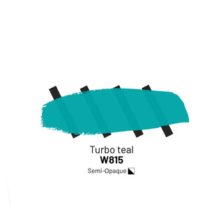 Neon acrylic ink W815 "Turbo teal" - Acrylic Ink - KAMENSKAYA