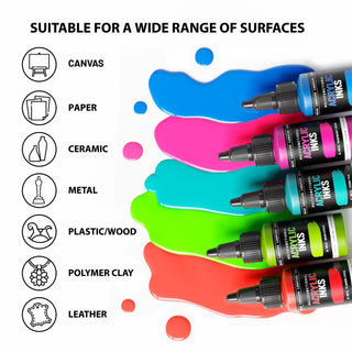 Neon acrylic ink W817 "Neon blast" - Acrylic Ink - KAMENSKAYA