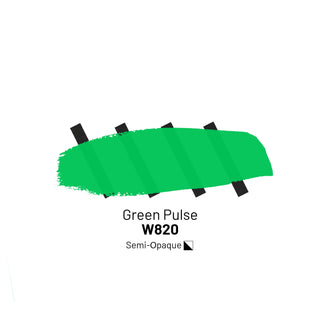 Neon acrylic ink W820 "Green pulse" - Acrylic Ink - KAMENSKAYA