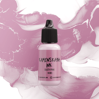 Pastel Alcohol Ink N - 001 'Dusty pink' - Alcohol Ink, Pastel Collection - KAMENSKAYA