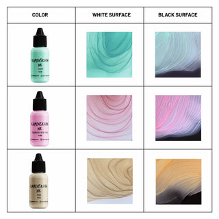 Pastel Alcohol Ink N - 003 'Mint' - Alcohol Ink, Pastel Collection - KAMENSKAYA