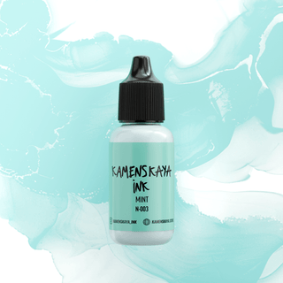 Pastel Alcohol Ink N - 003 'Mint' - Alcohol Ink, Pastel Collection - KAMENSKAYA