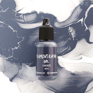 Pastel Alcohol Ink N - 011 'Concrete' - Alcohol Ink, Pastel Collection - KAMENSKAYA
