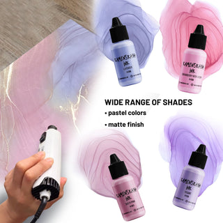 Pastel Alcohol Ink N - 011 'Concrete' - Alcohol Ink, Pastel Collection - KAMENSKAYA