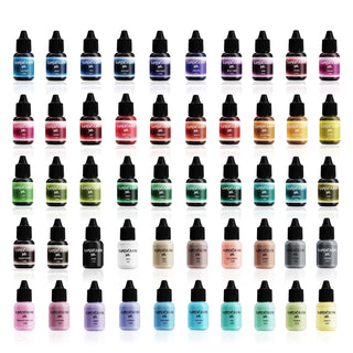 Set of 50 'mini' alcohol inks - Alcohol Ink Set - KAMENSKAYA