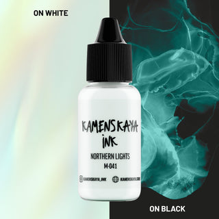 Shimmering Alcohol Ink M - 041 'Northern lights' - Alcohol Ink, Nacre - Chameleons Collection - KAMENSKAYA