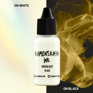 Shimmering Alcohol Ink M - 042 'Moonlight' - Alcohol Ink, Nacre - Chameleons Collection - KAMENSKAYA