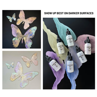 Shimmering Alcohol Ink M - 042 'Moonlight' - Alcohol Ink, Nacre - Chameleons Collection - KAMENSKAYA